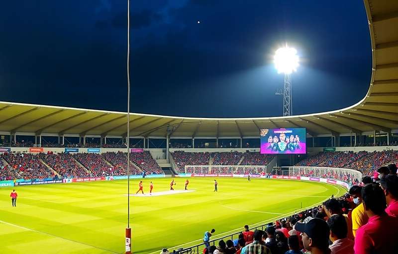 Rajasthan Royals FC - Home ground Sawai Mansingh Stadium Sawai Mansingh Stadium filled with Rajasthan Royals FC fans