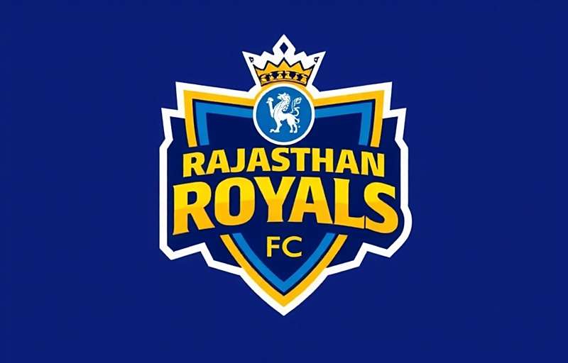 Rajasthan Royals FC - Official team logo Rajasthan Royals FC official logo in team colors