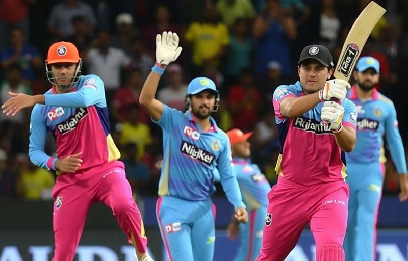 Rajasthan Royals FC - Players in action during a match Rajasthan Royals FC players in action during an IPL match